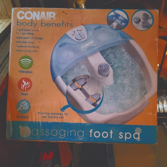 Conair Other - Conair Massaging Foot Spa with Heat and Bubbles Brand NIB